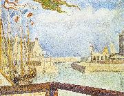 Georges Seurat Port en Bessin, Sunday painting